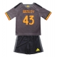 AS Roma Wesley Franca #43 Replike Rezervni Dres za djecu 2026-27 Kratak Rukav (+ Kratke hlače)